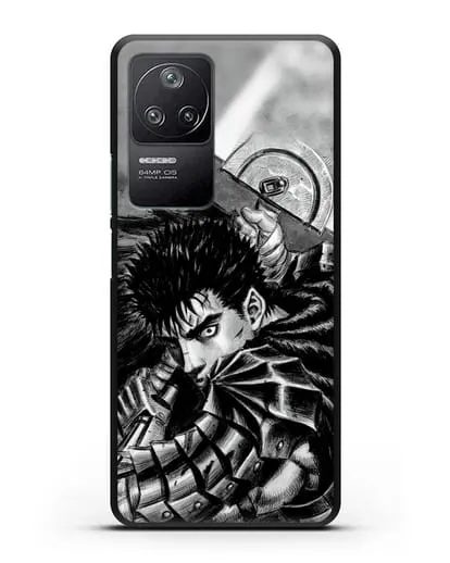 Чехол аниме Берсерк - Яростный Гатс силиконовый для Xiaomi Poco F4