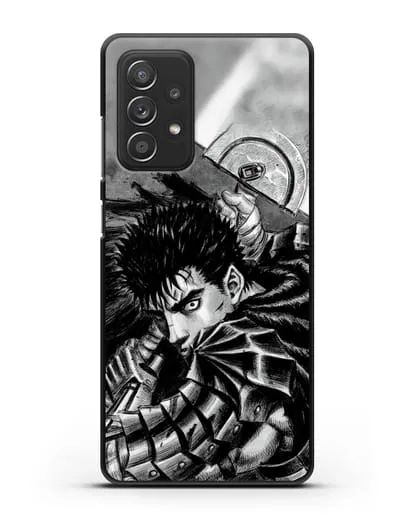 Чехол аниме Берсерк - Яростный Гатс силиконовый для Samsung Galaxy A53