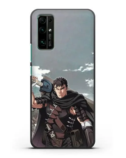 Чехол аниме Берсерк - Гатс силиконовый для Honor 30