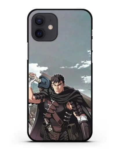 Чехол аниме Берсерк - Гатс силиконовый для iPhone 12