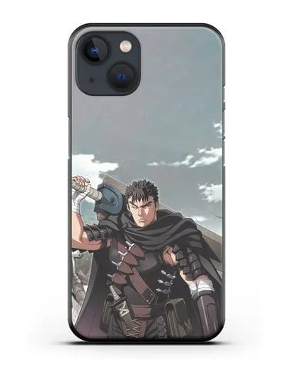 Чехол аниме Берсерк - Гатс силиконовый для iPhone 13