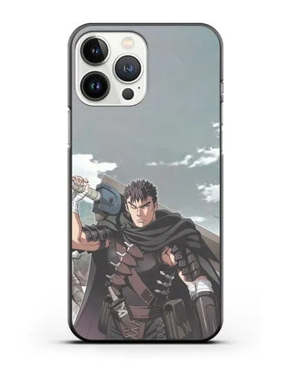 Чехол аниме Берсерк - Гатс силиконовый для iPhone 13 Pro Max