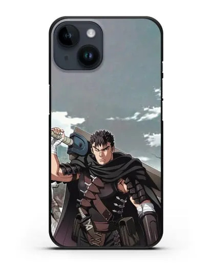 Чехол аниме Берсерк - Гатс силиконовый для iPhone 14