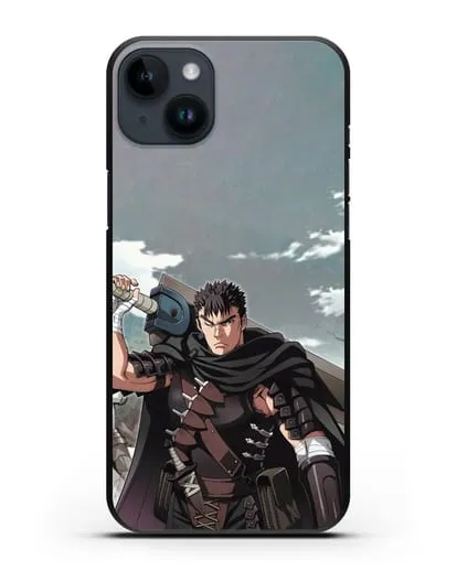 Чехол аниме Берсерк - Гатс силиконовый для iPhone 14 Plus