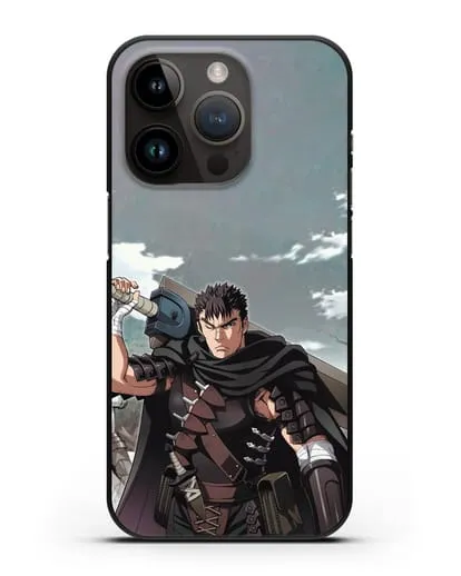 Чехол аниме Берсерк - Гатс силиконовый для iPhone 14 Pro