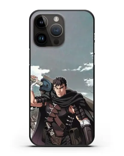 Чехол аниме Берсерк - Гатс силиконовый для iPhone 14 Pro Max