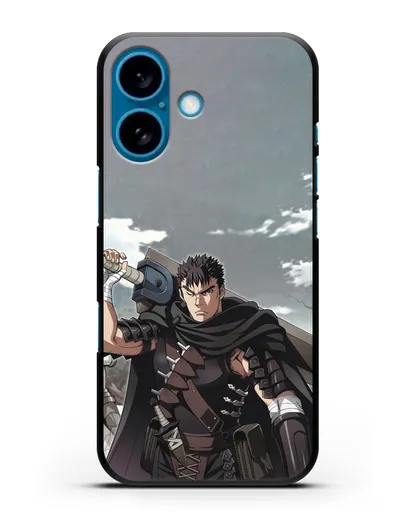 Чехол аниме Берсерк - Гатс силиконовый для iPhone 16