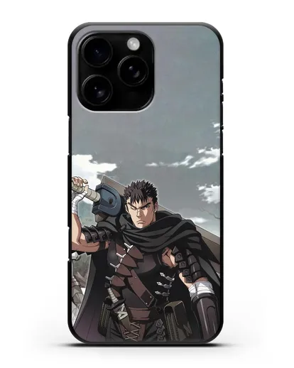 Чехол аниме Берсерк - Гатс силиконовый для iPhone 16 Pro Max