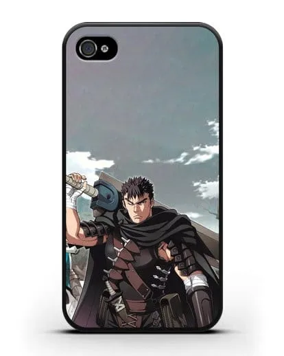 Чехол аниме Берсерк - Гатс силиконовый для iPhone 4/4s