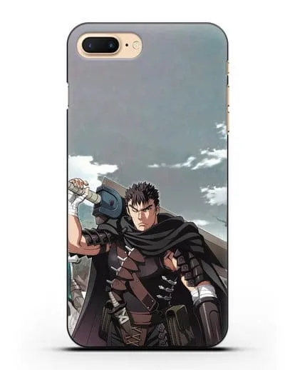 Чехол аниме Берсерк - Гатс силиконовый для iPhone 8 Plus