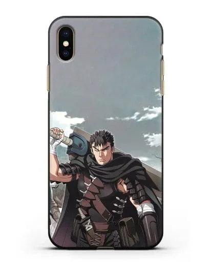 Чехол аниме Берсерк - Гатс силиконовый для iPhone XS Max