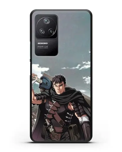 Чехол аниме Берсерк - Гатс силиконовый для Xiaomi Poco F4