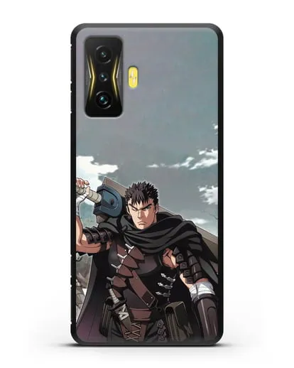 Чехол аниме Берсерк - Гатс силиконовый для Xiaomi Poco F4 GT