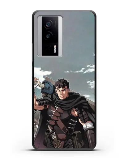 Чехол аниме Берсерк - Гатс силиконовый для Xiaomi Poco F5 Pro