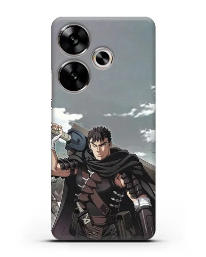 Чехол аниме Берсерк - Гатс силиконовый для Xiaomi Poco F6