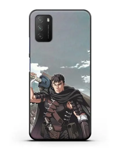 Чехол аниме Берсерк - Гатс силиконовый для Xiaomi Poco M3