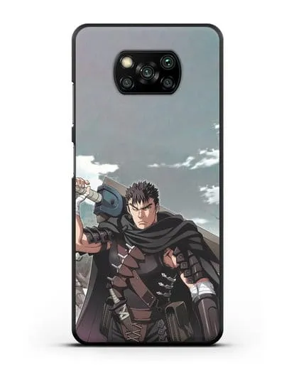 Чехол аниме Берсерк - Гатс силиконовый для Xiaomi Poco X3 Pro