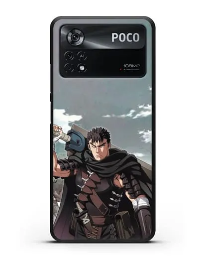 Чехол аниме Берсерк - Гатс силиконовый для Xiaomi Poco X4 Pro