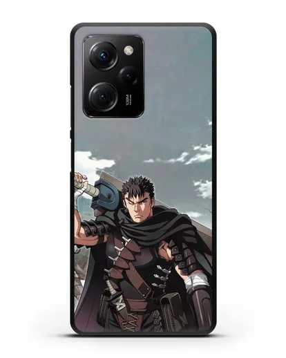 Чехол аниме Берсерк - Гатс силиконовый для Xiaomi Poco X5 Pro