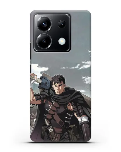 Чехол аниме Берсерк - Гатс силиконовый для Xiaomi Poco X6