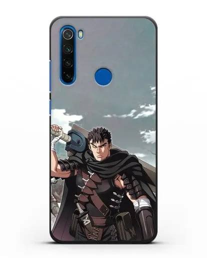 Чехол аниме Берсерк - Гатс силиконовый для Xiaomi Redmi Note 8