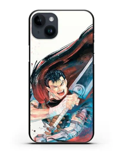 Чехол аниме Берсерк - Берсерк силиконовый для iPhone 14 Plus