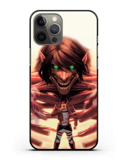 Чехол аниме Атака Титанов - Превращение силиконовый для iPhone 12 Pro Max