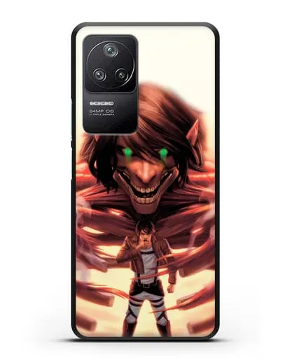 Чехол аниме Атака Титанов - Превращение силиконовый для Xiaomi Poco F4