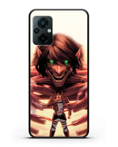 Чехол аниме Атака Титанов - Превращение силиконовый для Xiaomi Poco M5