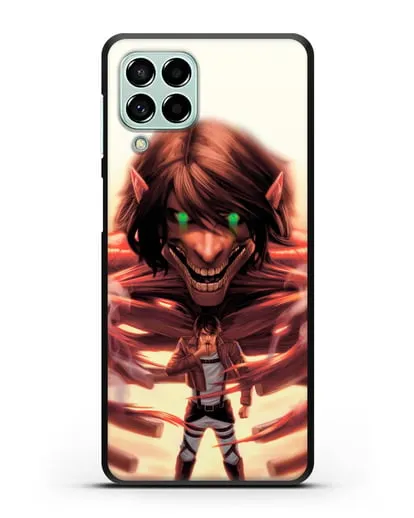 Чехол аниме Атака Титанов - Превращение силиконовый для Samsung Galaxy M53 [SM-M536]