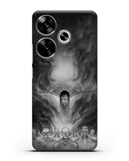 Чехол аниме Атака Титанов - Эрен - титан прародитель силиконовый для Xiaomi Poco F6