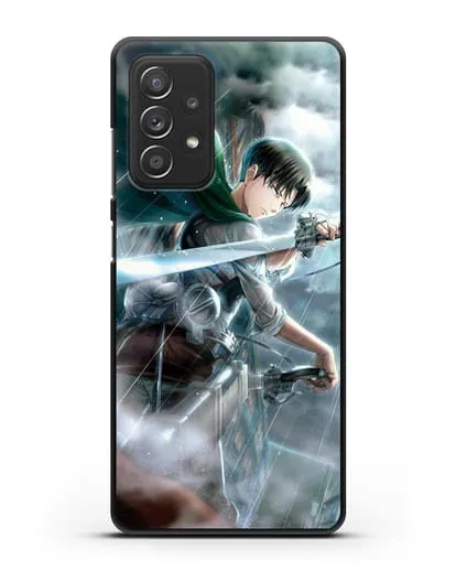 Чехол аниме Атака Титанов - Леви Акерман силиконовый для Samsung Galaxy A53