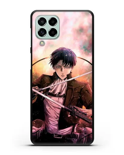 Чехол аниме Атака Титанов - Капитан Леви силиконовый для Samsung Galaxy M53 [SM-M536]