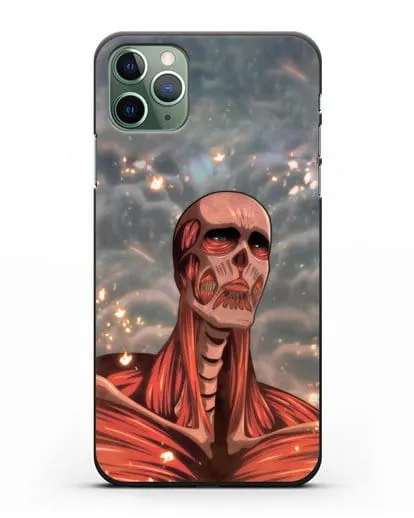 Чехол аниме Атака Титанов - Титан-Колосс силиконовый для iPhone 11 Pro Max