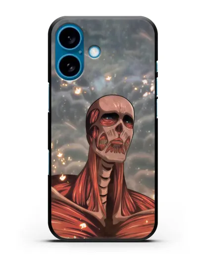 Чехол аниме Атака Титанов - Титан-Колосс силиконовый для iPhone 16