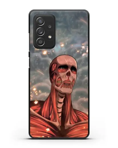 Чехол аниме Атака Титанов - Титан-Колосс силиконовый для Samsung Galaxy A53