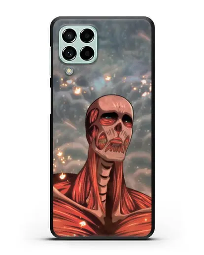 Чехол аниме Атака Титанов - Титан-Колосс силиконовый для Samsung Galaxy M53 [SM-M536]