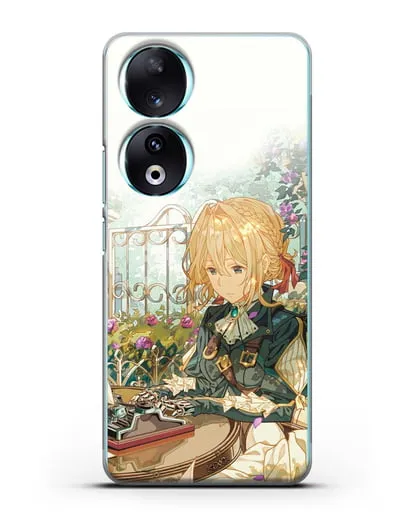 Чехол аниме Вайолет Эвергарден - Вайолет - самопишущая кукла силиконовый для Honor 90