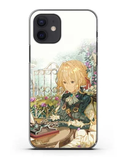 Чехол аниме Вайолет Эвергарден - Вайолет - самопишущая кукла силиконовый для iPhone 12