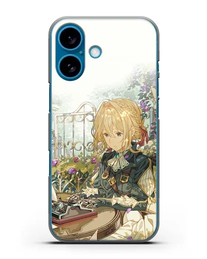 Чехол аниме Вайолет Эвергарден - Вайолет - самопишущая кукла силиконовый для iPhone 16