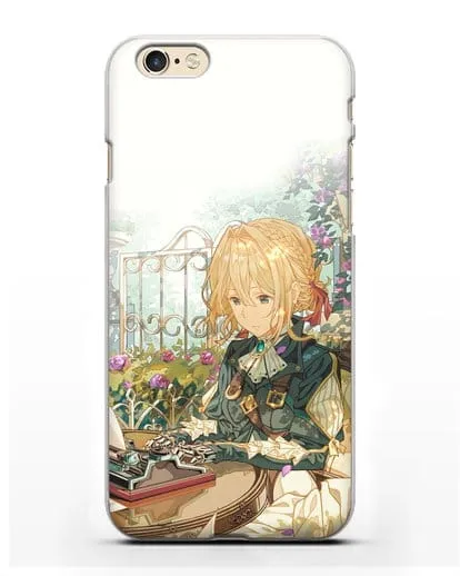 Чехол аниме Вайолет Эвергарден - Вайолет - самопишущая кукла силиконовый для iPhone 6s