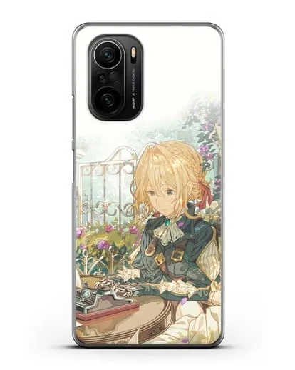 Чехол аниме Вайолет Эвергарден - Вайолет - самопишущая кукла силиконовый для Xiaomi Poco F3