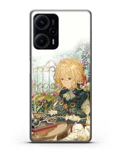 Чехол аниме Вайолет Эвергарден - Вайолет - самопишущая кукла силиконовый для Xiaomi Poco F5