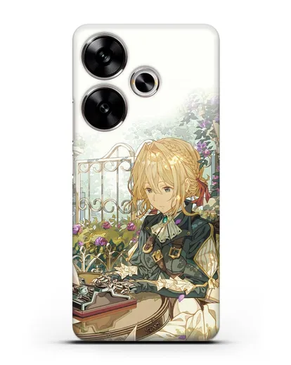 Чехол аниме Вайолет Эвергарден - Вайолет - самопишущая кукла силиконовый для Xiaomi Poco F6