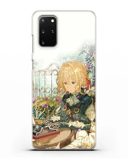 Чехол аниме Вайолет Эвергарден - Вайолет - самопишущая кукла силиконовый для Samsung Galaxy S20 Plus [SM-G985F]