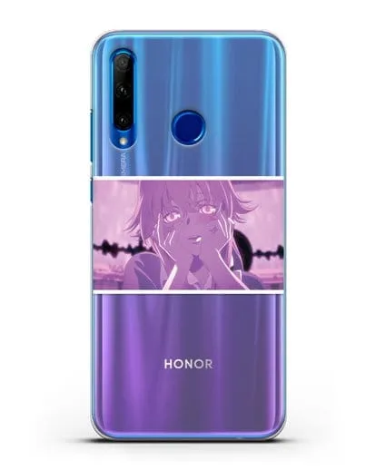 Чехол аниме Дневник Будущего - Влюблённая Юно силиконовый для Honor 10i