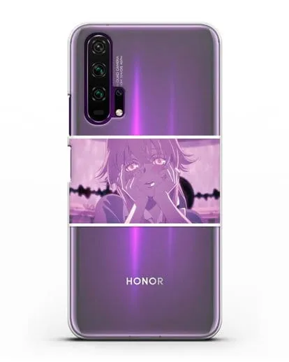 Чехол аниме Дневник Будущего - Влюблённая Юно силиконовый для Honor 20 Pro