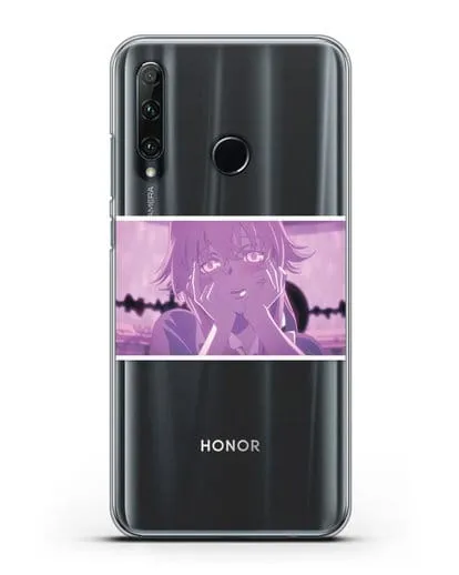 Чехол аниме Дневник Будущего - Влюблённая Юно силиконовый для Honor 20e