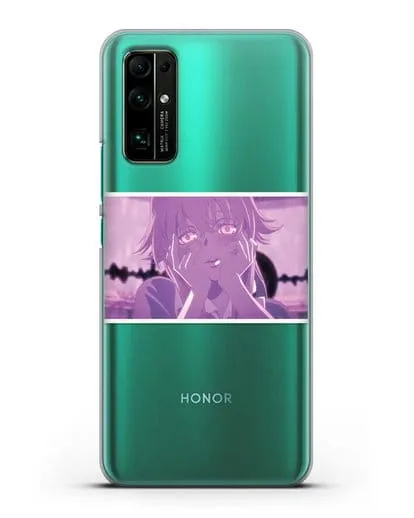 Чехол аниме Дневник Будущего - Влюблённая Юно силиконовый для Honor 30
