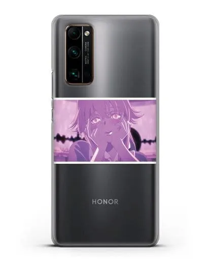Чехол аниме Дневник Будущего - Влюблённая Юно силиконовый для Honor 30 Pro Plus